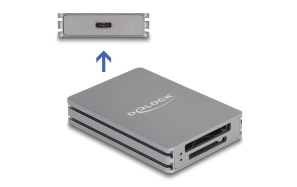 Delock USB-C Card Reader für SD & CFexpress Typ B Speicherkarte