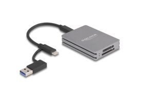 Delock USB-C Card Reader für SD & CFexpress Typ A Speicherkarte