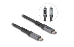Delock USB 40 Gbps Daten&Ladekabel 1m 8K 60Hz, USB PD 3.1 Extended Range 240 W kaufen Schweiz | Mediatech.ch