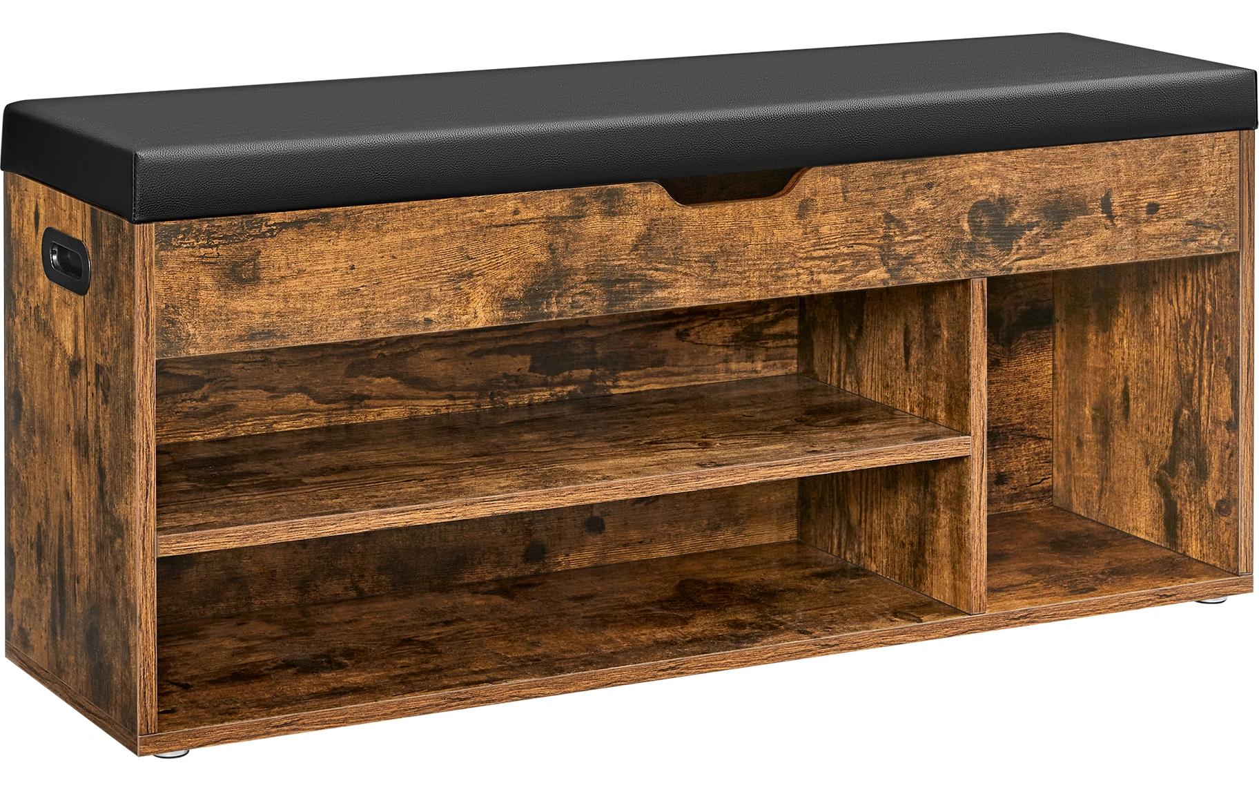 Vasagle Schuhbank gepolstert, 3 Fächer 30x100x44 cm (TxBxH), Traglast 150 kg kaufen Schweiz | Mediatech.ch