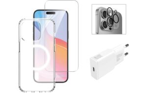 4smarts 3in1 Set, Glas, Cover, Charger iPhone 16 Pro