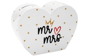 Sheepworld Spardose Hochzeit Mr Mrs 14 x 5.3 x 10.5 cm