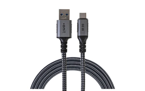 1757367 - Mediatech onit USB-Kabel A-C schwarz/grau 0.5m USB 3.2Gen2 / 66W / 10Gbps kaufen Schweiz | Mediatech.ch
