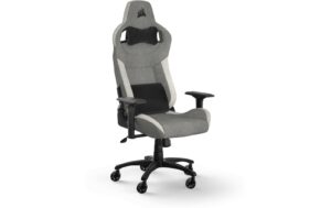 Corsair T3 Rush 2023 Gaming Chair Stoff, Grau/Weiss