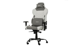 onit Office-/Gaming-Stuhl weiss 1D / Wippfunktion / Metall Kreuz