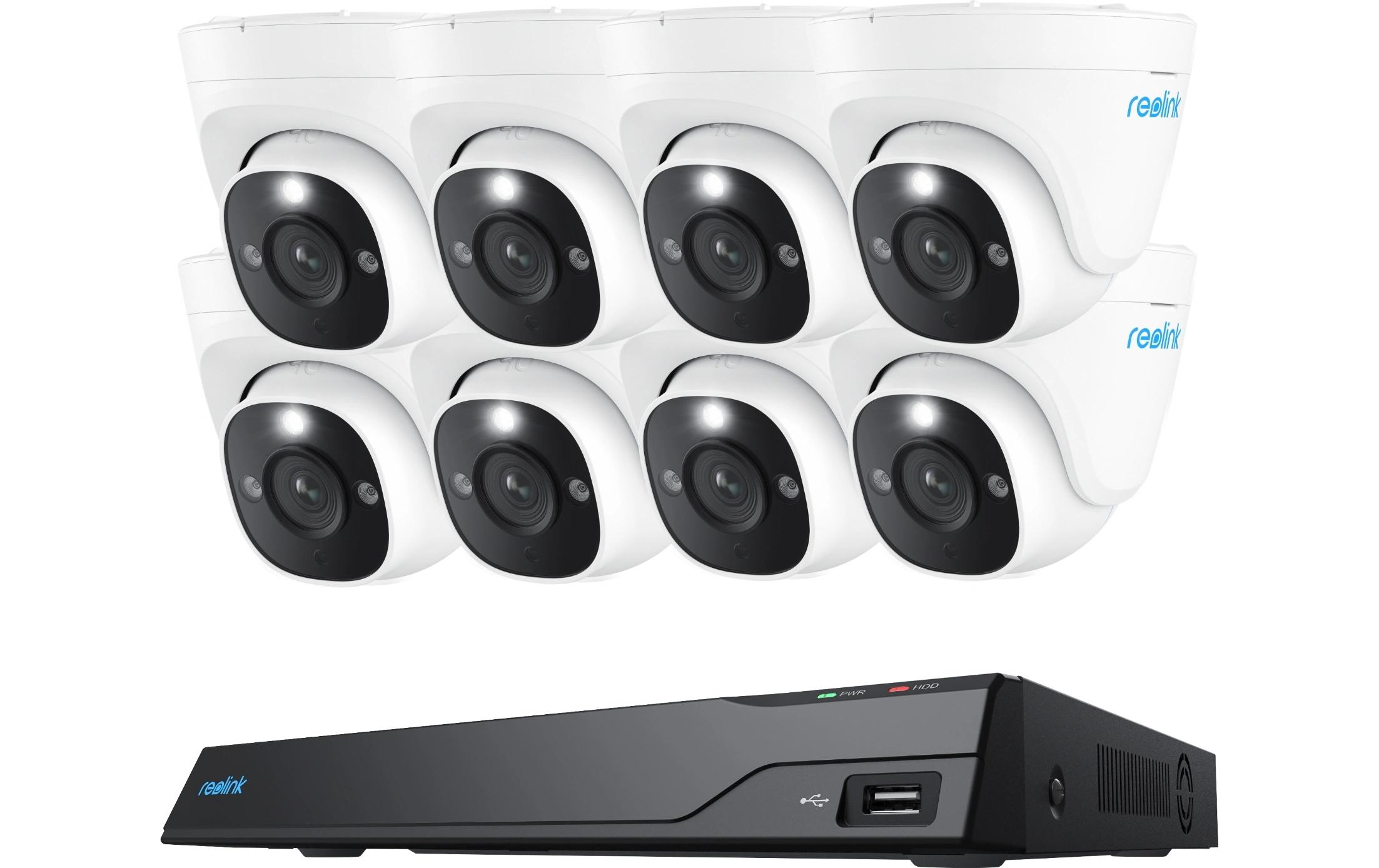Reolink NVS16-8MD8 4K PoE System 16-Kanal mit 8 PoE 4K Ultra Kameras kaufen Schweiz | Mediatech.ch