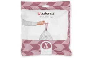 Brabantia Kehrichtsack Perfectfit V 2-3L, 40 Stück Spenderpack