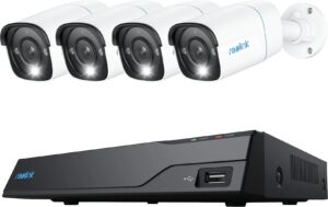 Reolink NVS8-8MB4 4K System mit 4 Kameras 8-Kanal 4K Überwachungskamerasystem kaufen Schweiz | Mediatech.ch