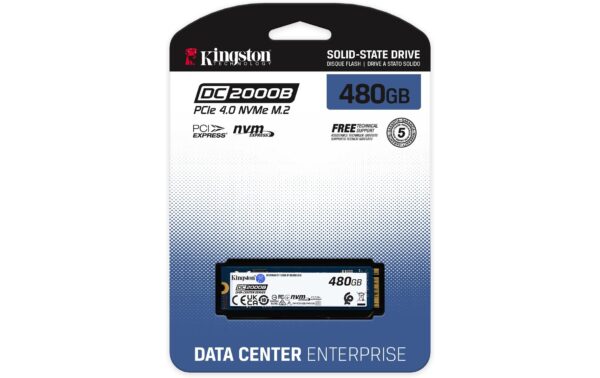 SSD Kingston Enterprise DC2000B 480GB, M.2 M.2, lesen 7000, schreiben 800 (M.2 2280)