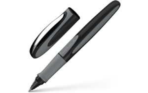 Schneider Tintenroller Ray Onyx M hellgrau/schwarz, Rechts- und Linkshänder