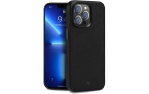 NEVOX StyleShell Echt Leder, schwarz iPhone 16 Pro Max