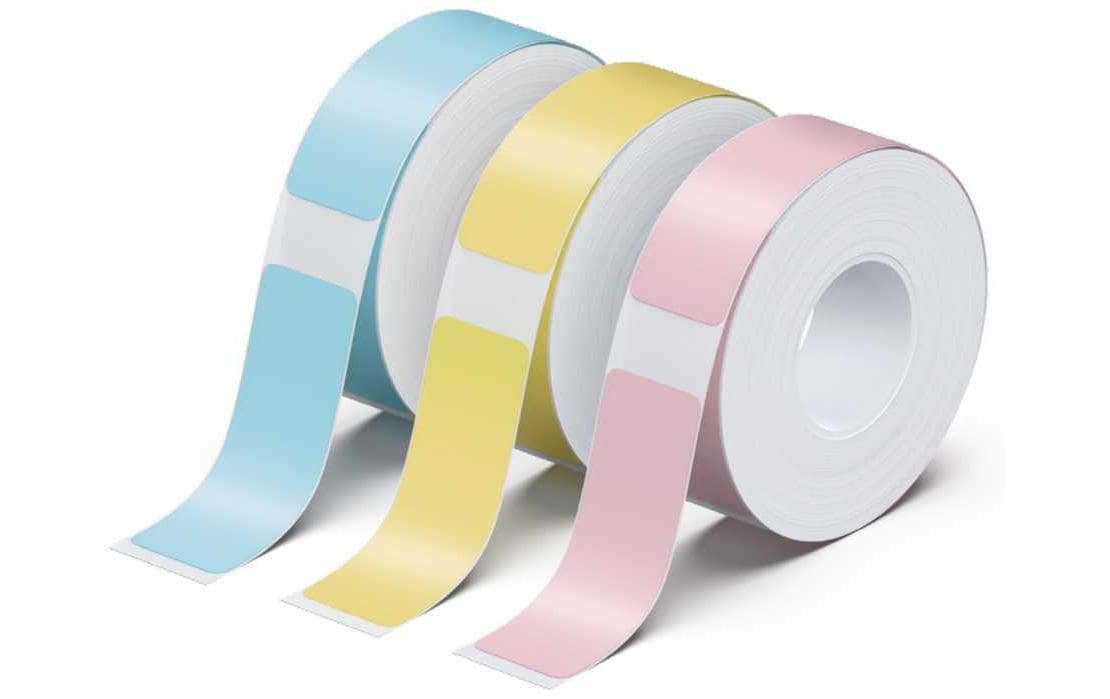 Peach LabelRolls PE101 3 Color 3 Farben, 180 Rollen pro Farbe 15x40mm,
