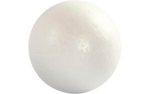 Creativ Company Styropor-Kugeln 12 cm, Weiss 5 Stk