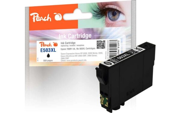 1761940 - Mediatech Peach Tinte Epson T09R1 No 503XL black 13.5ml, 550 Seiten, black kaufen Schweiz | Mediatech.ch