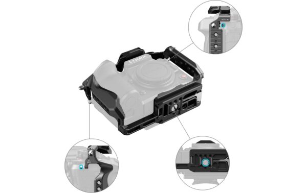 SmallRig HawkLock Quick Release Cage for Panasonic LUMIX GH7 / GH6