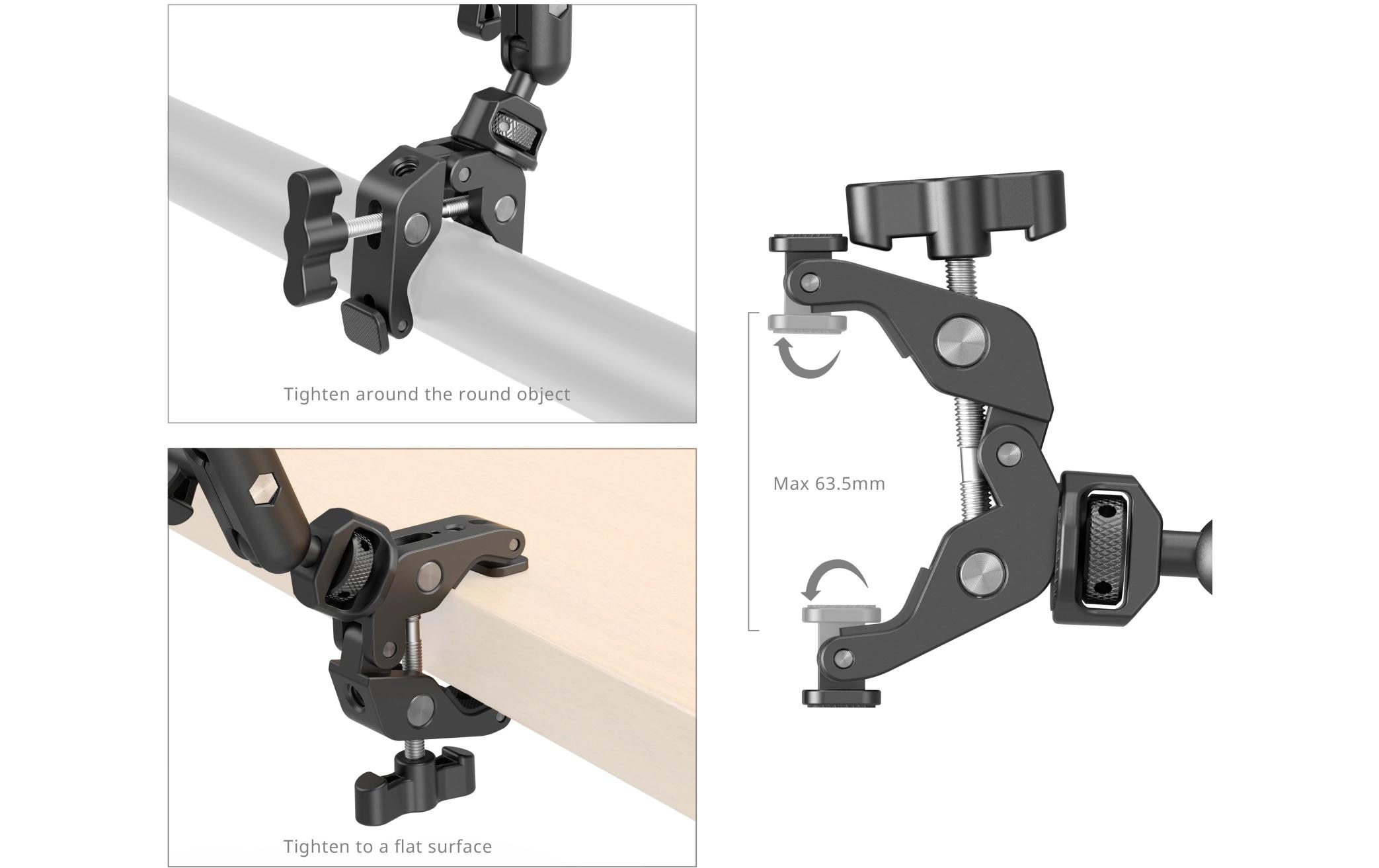 1762847_4 - Mediatech SmallRig Desktop Shooting Magic Arm with Crab Clamp Kit
