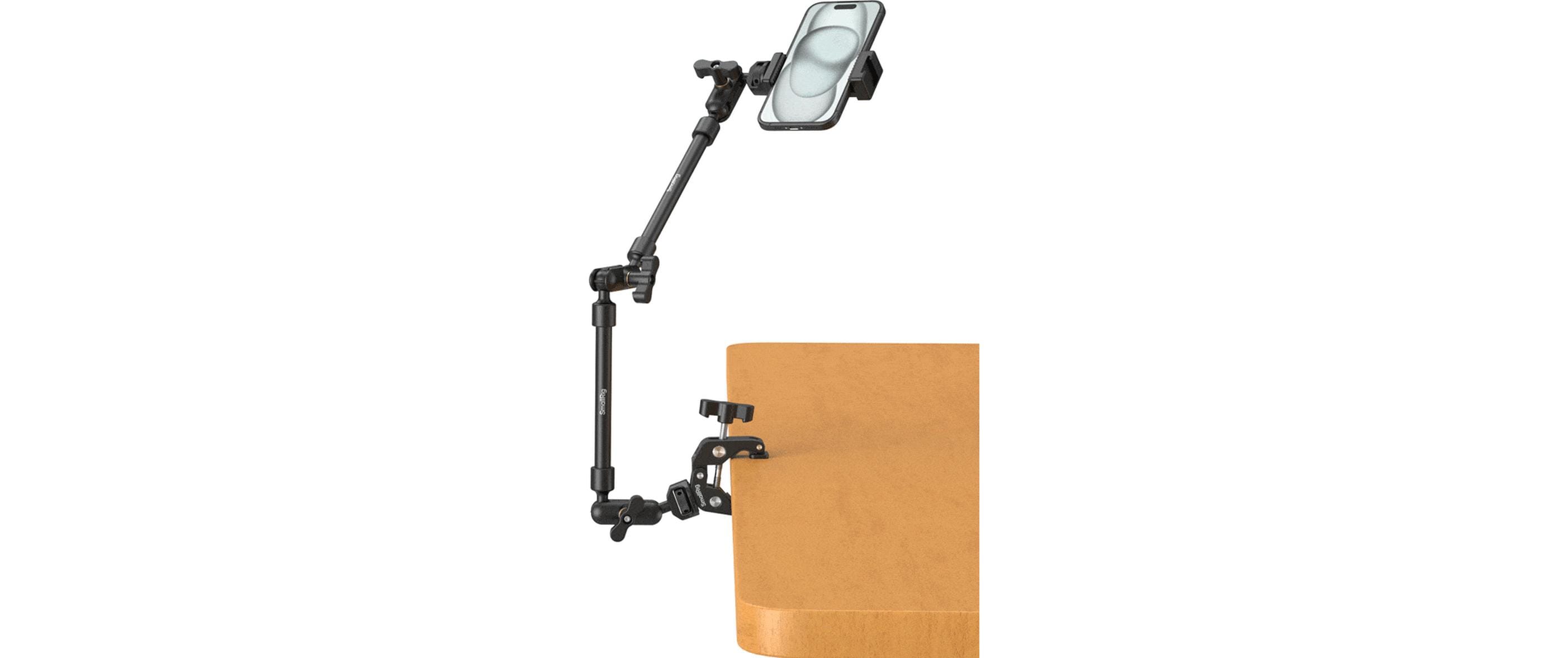 1762847_5 - Mediatech SmallRig Desktop Shooting Magic Arm with Crab Clamp Kit