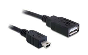 USB Kabel 0.5m A-Buchse auf MiniB-Stecker für USB-Stick an Mini-B Anschluss