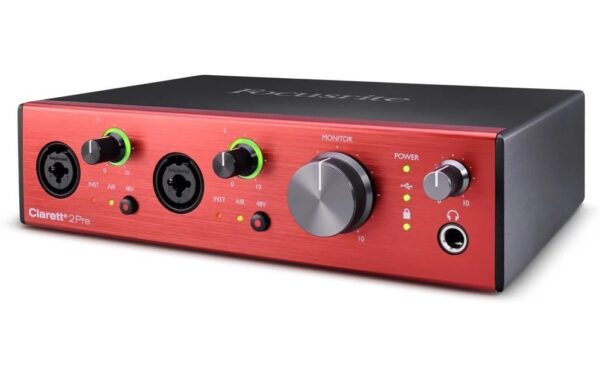 1764308 - Mediatech Focusrite Clarett+ 2Pre 10x4 USB-C Audiointerface kaufen Schweiz | Mediatech.ch