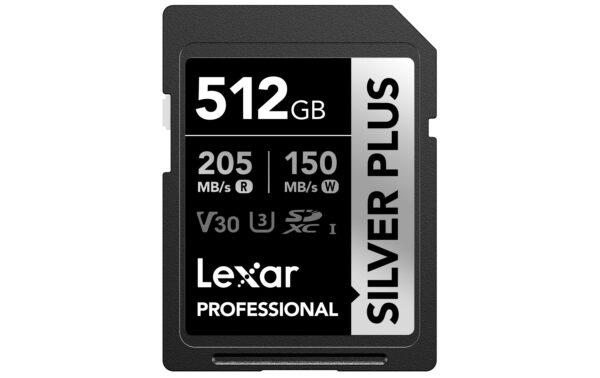 Lexar Professional SDXC SilverP UHS-I 512GB Lesen 205 MB/s, Schreiben 150 MB/s kaufen Schweiz | Mediatech.ch
