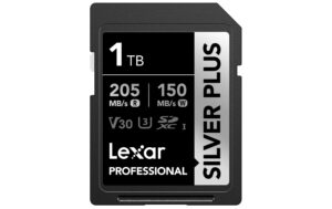 Lexar Professional SDXC SilverP UHS-I 1TB Lesen 205 MB/s, Schreiben 150 MB/s