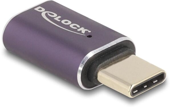 Delock USB Adapter Type-C PD3.1 Stecker zu Buchse, Portschoner, 240W