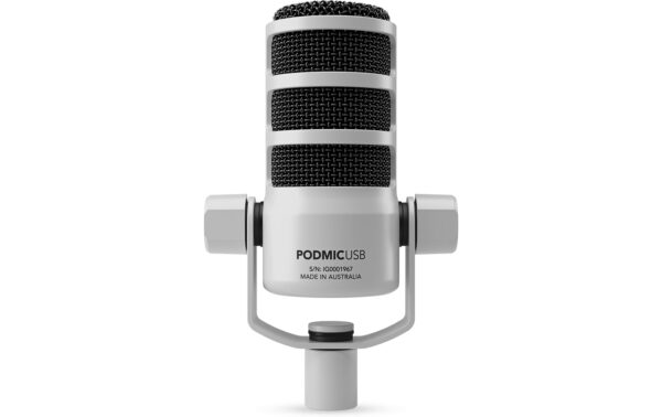 1765390_1 - Mediatech Rode PodMic USB White Dynamic Broadcast Microphone, weiss