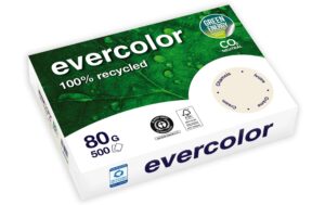 Clairefontaine Kopierpapier Evercolor A4, chamois, 500 Blatt, 80gm2