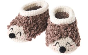 RICO Häkelset Creative Ricorumi Babyschuhe, Igel