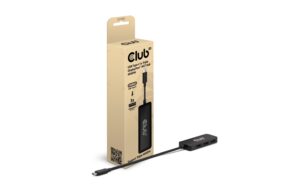 Club 3D, USB Typ-C Hub auf 3x DisplayPort 4K60Hz, 28.55 cm