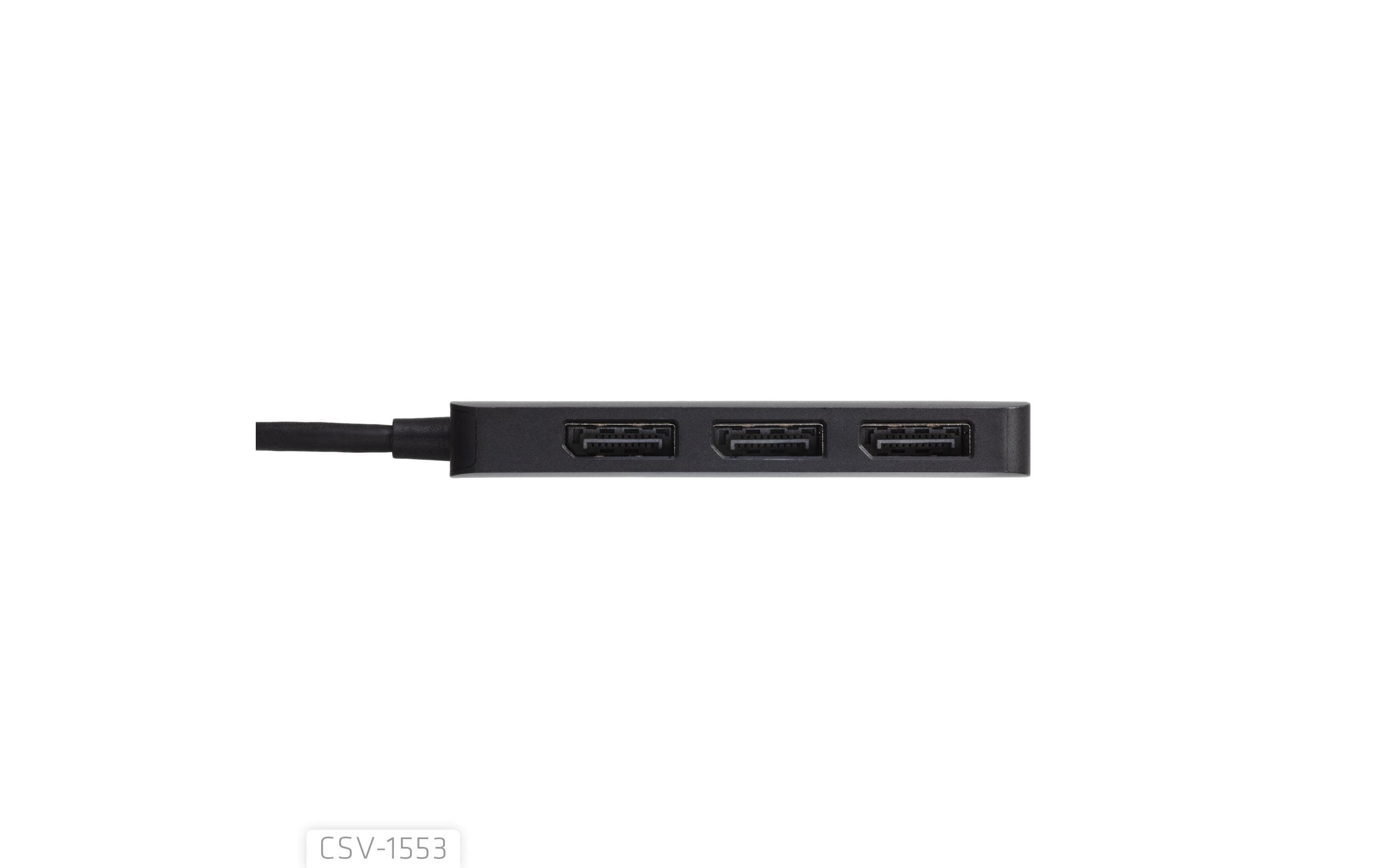 1766284_4 - Mediatech Club 3D,USB Typ-C Hub auf 3x DisplayPort 4K60Hz, 28.55 cm