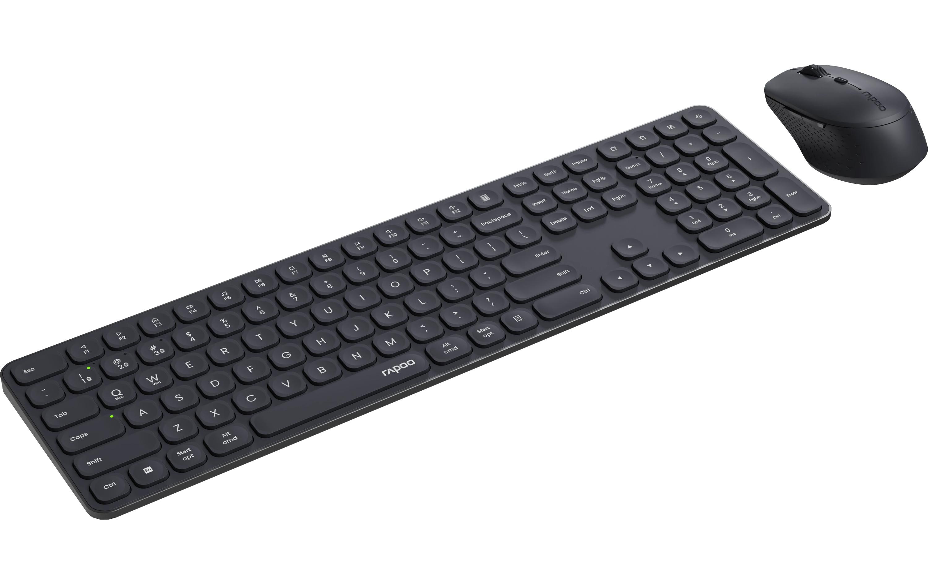 1766350_1 - Mediatech Rapoo 9810M ultraslim full Deskset 2,4 GHz, Bluetooth 4.0, Bluetooth 5.0