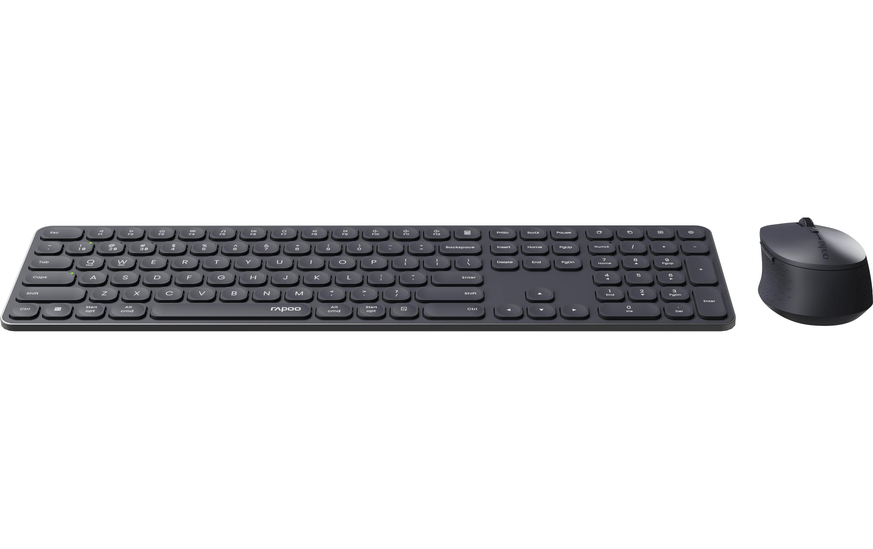 1766350_2 - Mediatech Rapoo 9810M ultraslim full Deskset 2,4 GHz, Bluetooth 4.0, Bluetooth 5.0