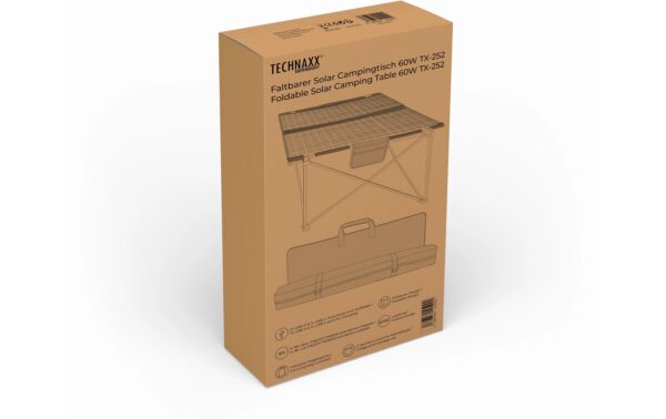 1766985_5 - Mediatech Technaxx Solar Tischkraftwerk 60W TX-252 USB-A, USB-C, XT60, DC7909, MC4, Anderson