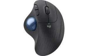 Logitech Ergo M575s graphite 2.4GHz, Daumenbedienung, ergonomische Form