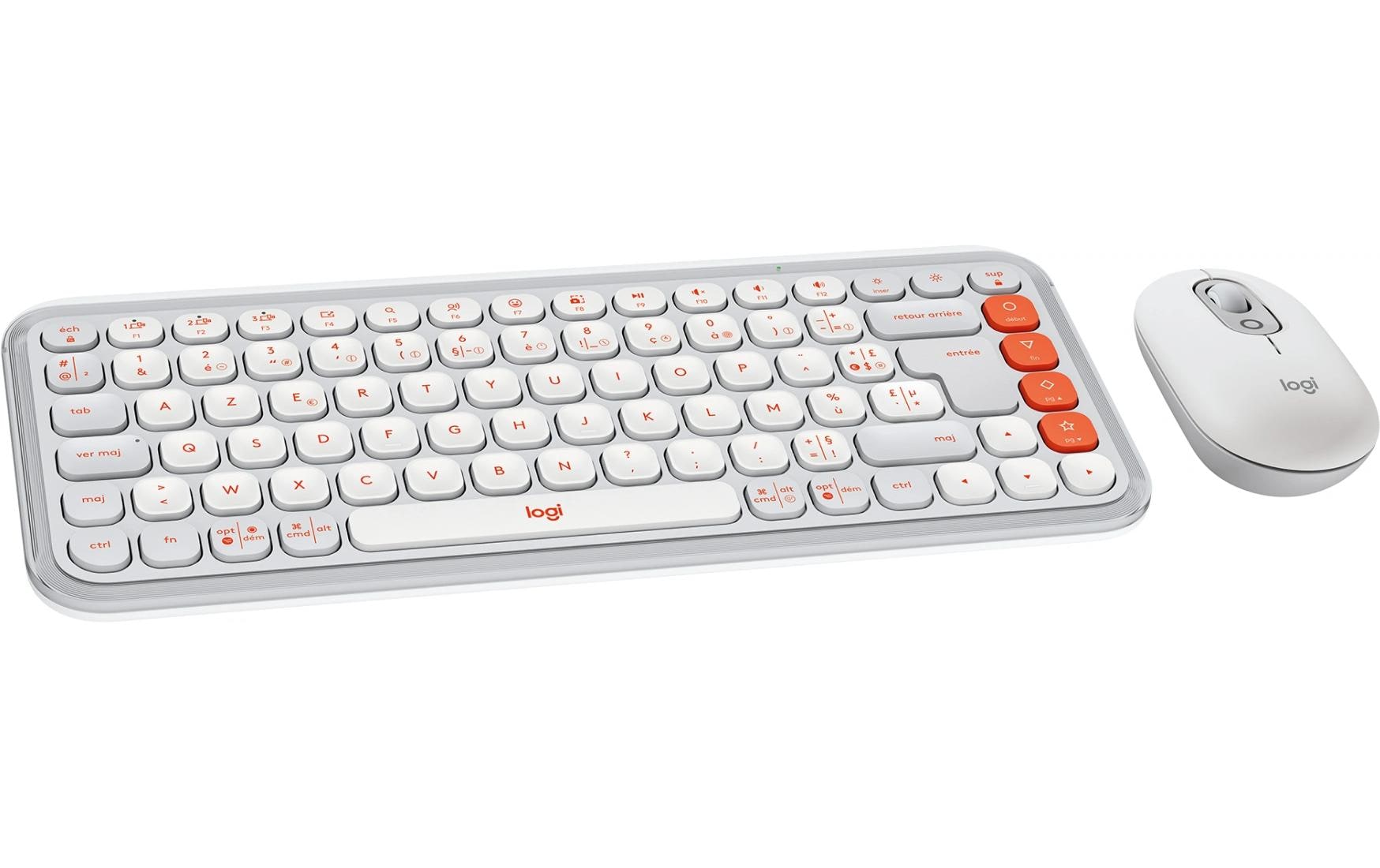 1767807 - Mediatech Logitech POP Icon Combo off-white