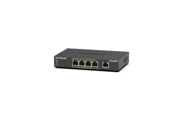 Netgear GS305PP V3: 5 Port PoE+ Switch 5x Gigabit, 4x PoE+, Unmanaged Plus Switch kaufen Schweiz | Mediatech.ch