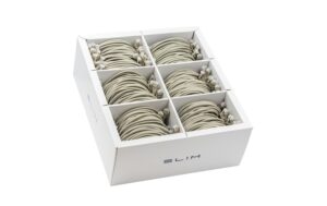 1768300 - Mediatech SLIM Patchkabel: 1.5m, grau, 60-Pack Cat.6A, U/FTP, LSOH, Klinke nicht brechbar
