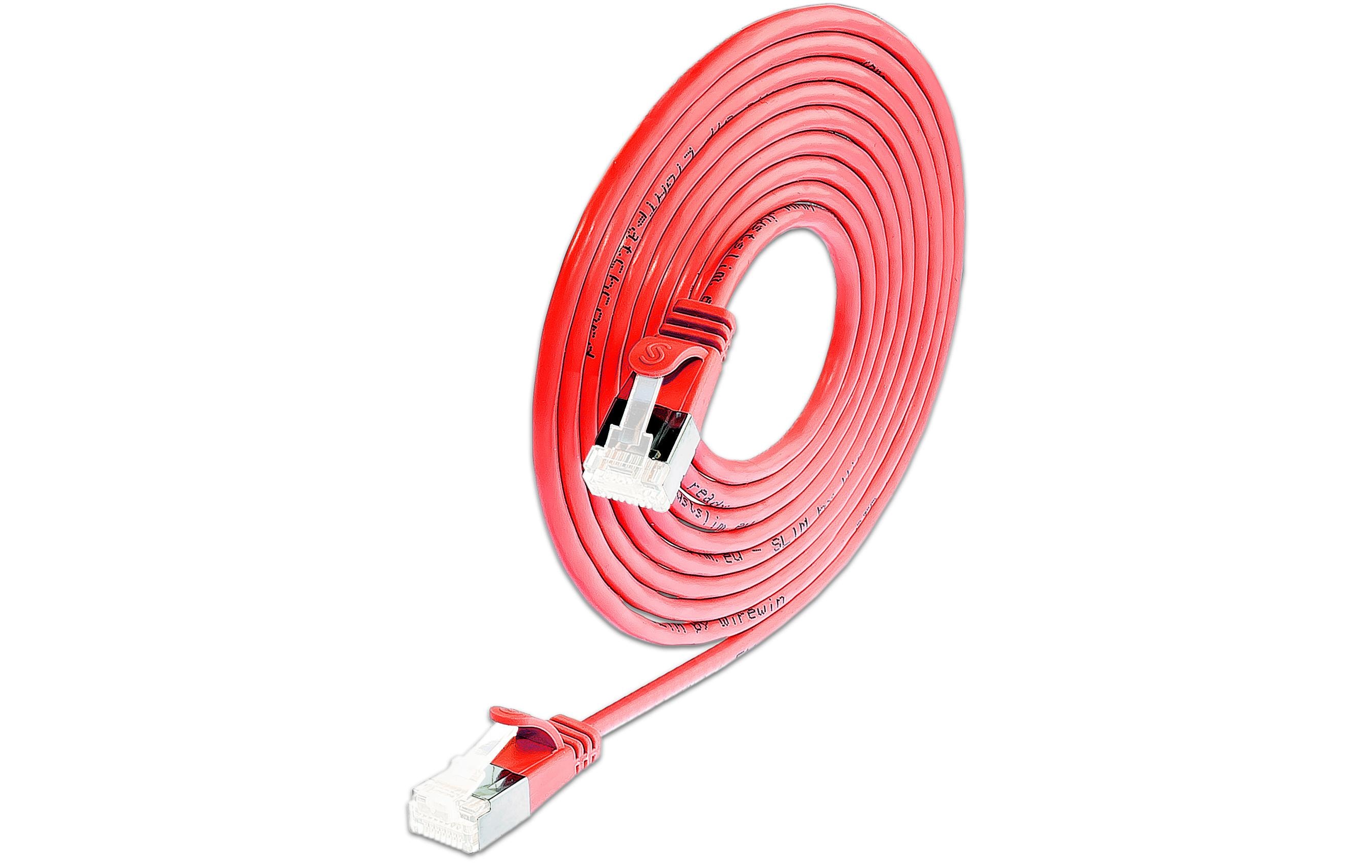 1768314_2 - Mediatech SLIM Patchkabel: 1.5m, rot, 60-Pack Cat.6A, U/FTP, LSOH, Klinke nicht brechbar