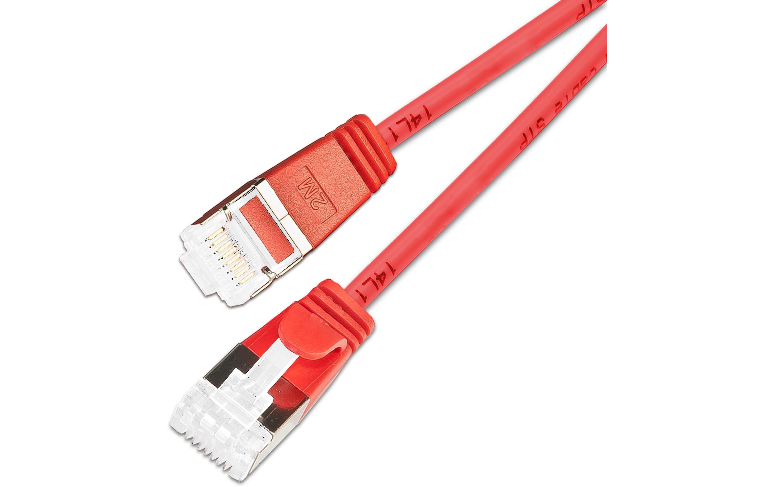 1768314_3 - Mediatech SLIM Patchkabel: 1.5m, rot, 60-Pack Cat.6A, U/FTP, LSOH, Klinke nicht brechbar