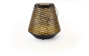 STT LED Recharge USB Laterne Nova stars 51 LED, ww, 29x29cm, Timer 6/18