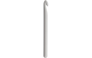 Prym Woll-Häkelnadeln, ohne Griff Alu grau, 10 mm x 14 cm