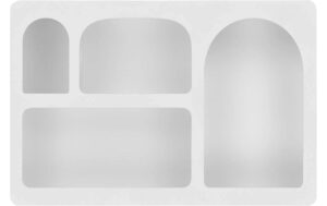 House Nordic Wandregal Bryne Weiss, MDF, 40x13x60cm kaufen Schweiz | Mediatech.ch