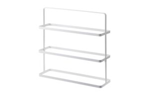 Yamazaki Schuhregal breit TOWER Metall, 50x14x45.5cm (LxBxH), Weiss