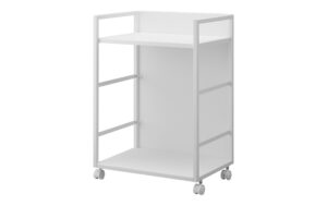 Yamazaki Aufbewahrungswagen TOWER Metall, 2-stöckig, Weiss