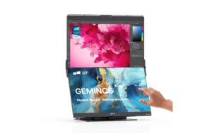 Mobile Pixels Geminos T 24 Touchscreen Dual 24'' gestapelter Monitor,  Cam / Mikro