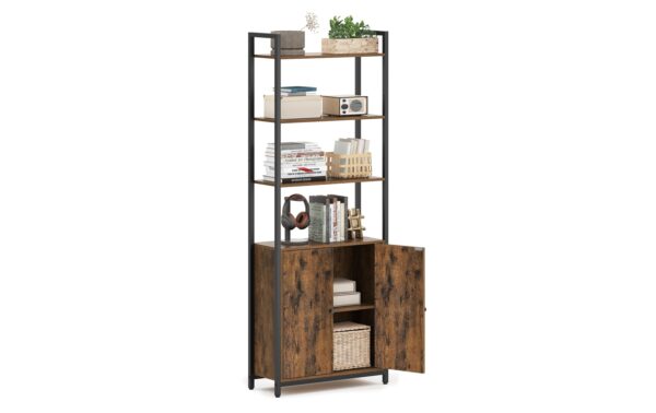 1771233_2 - Mediatech Vasagle Regal im Industriellook 24x60x159.5 cm, MDF, Eisen