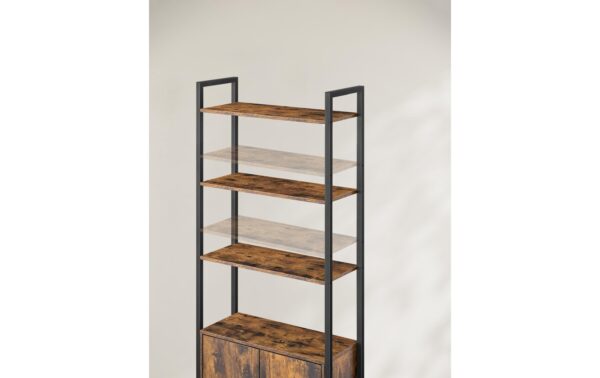 1771233_5 - Mediatech Vasagle Regal im Industriellook 24x60x159.5 cm, MDF, Eisen
