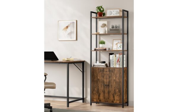 1771233_7 - Mediatech Vasagle Regal im Industriellook 24x60x159.5 cm, MDF, Eisen