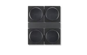 Flexson Wandhalterung x4 Amp Black